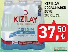 KIZILAY DOĞAL MADEN SUYU 6'LI KIZILAY DOĞAL MADEN SUYU 6'LI